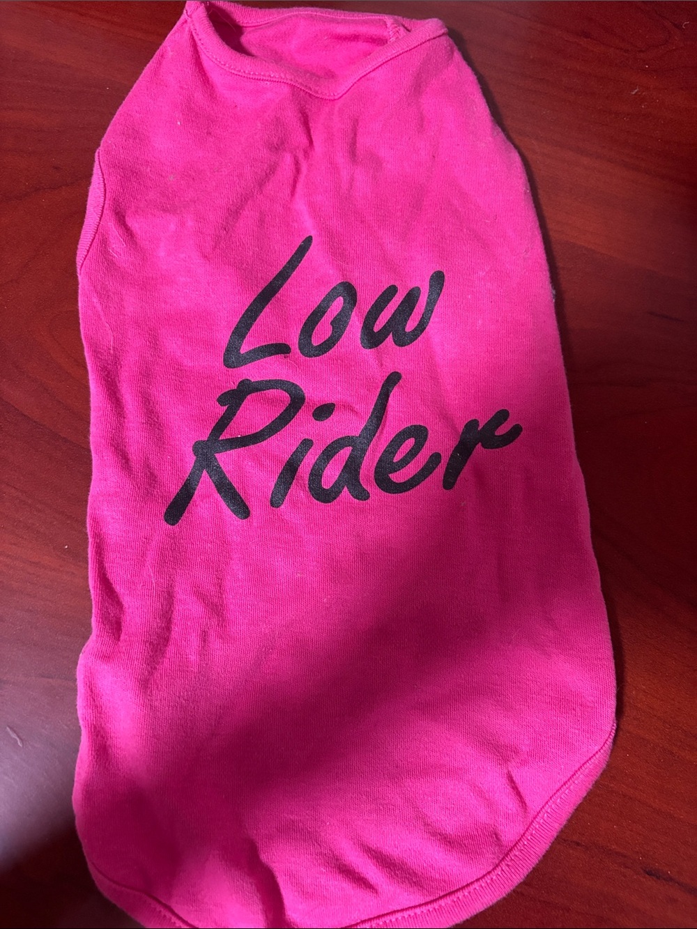 Low Rider Pink Dog Tank Top - Stylish Pet Tee